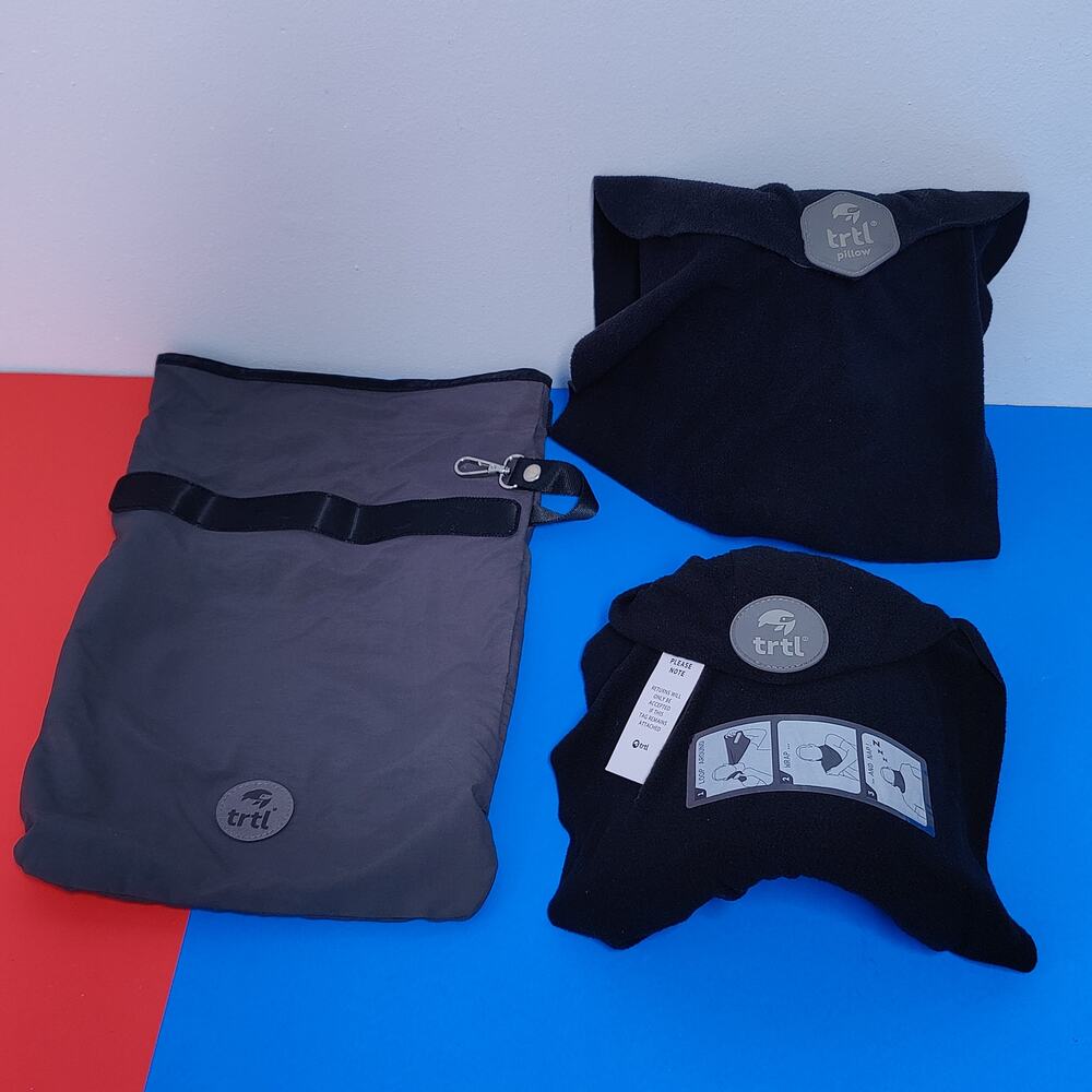 2 pack TRTL Travel Airplane Neck Pillow Real Sleeping Experience on Long Flights